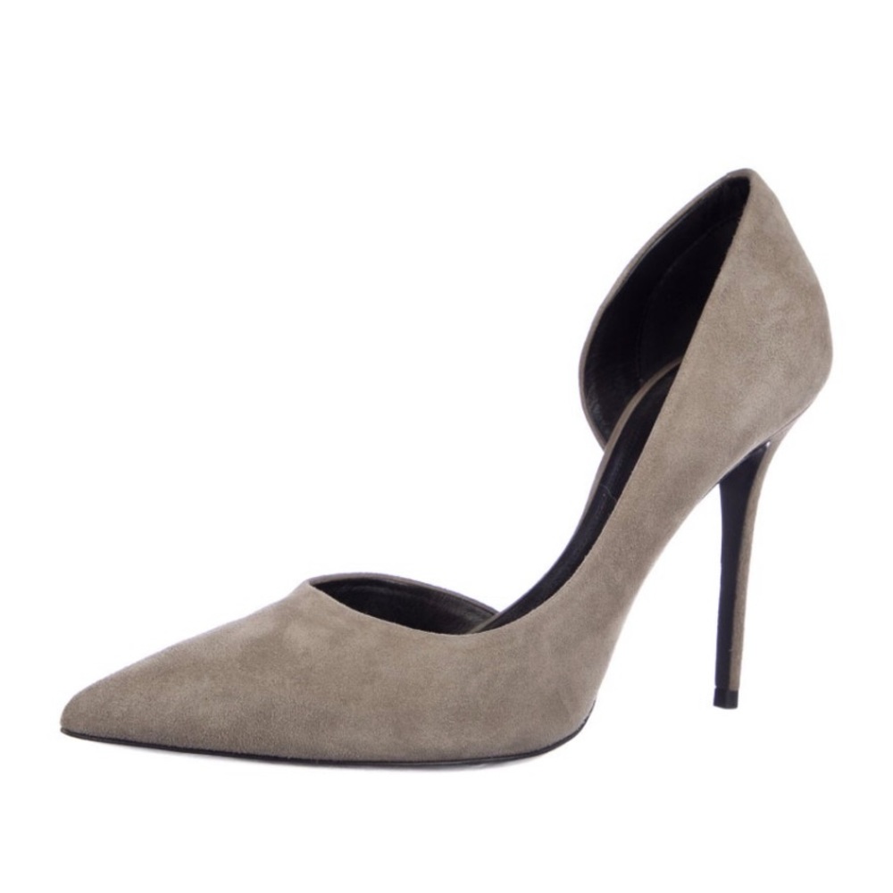 [SOLD] CELINE - d'Orsay Pumps Suede D'Orsay Pumps